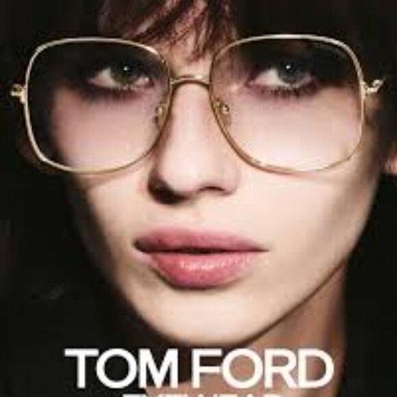 Tom Ford FT6048-B 030 Square Eyeglasses 59mm - Gold/Blue Light Block - Picture 3 of 10